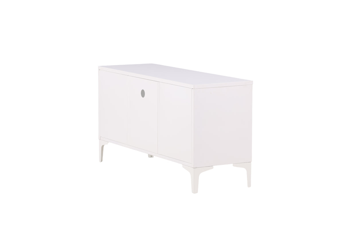 Piring tv-bänk, vit