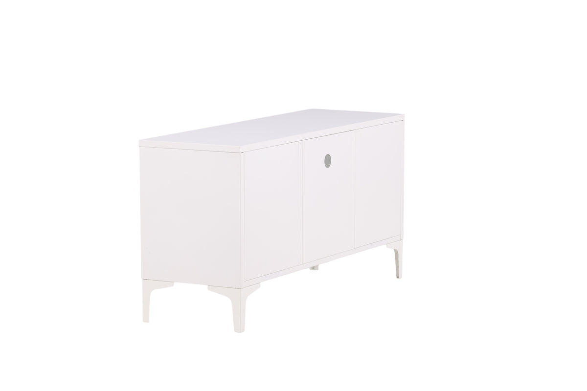 Piring tv-bänk, vit