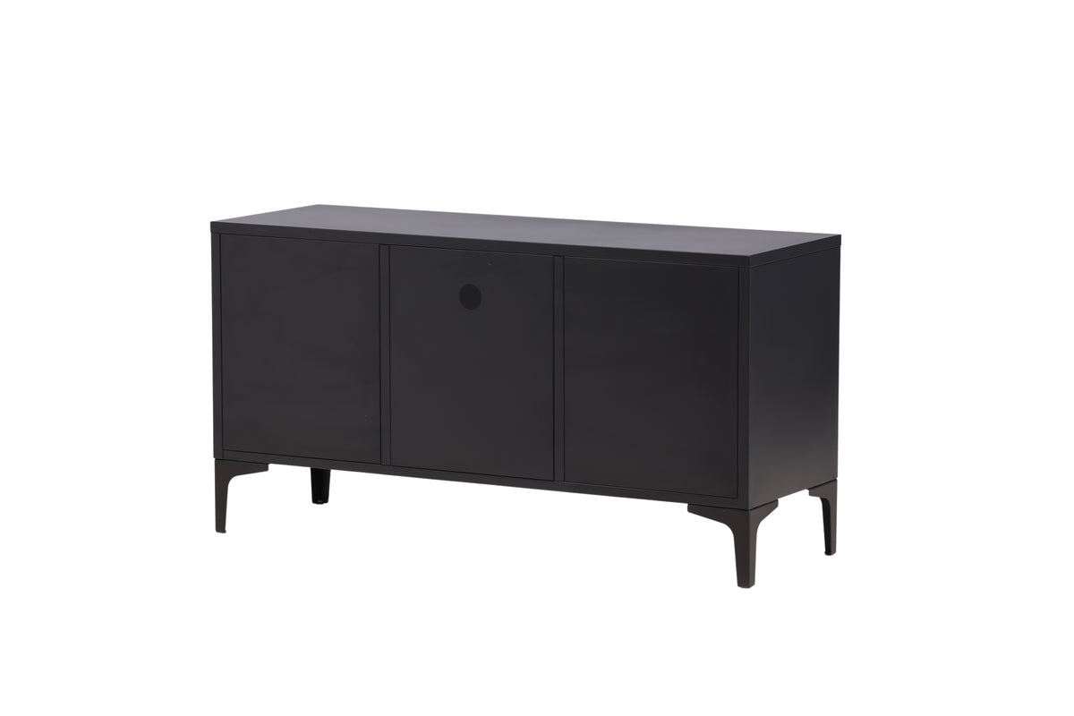 Piring tv-bänk, svart