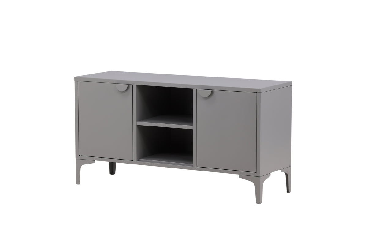 Piring tv-bänk, ljusgrå