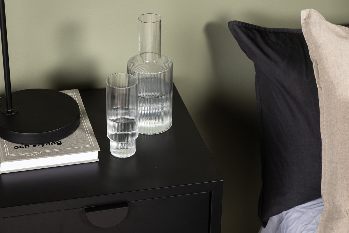 Piring byrå, svart 60x45x40