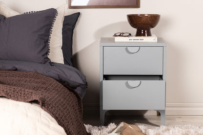 Piring byrå, ljusgrå 60x45x40