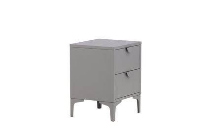 Piring byrå, ljusgrå 60x45x40