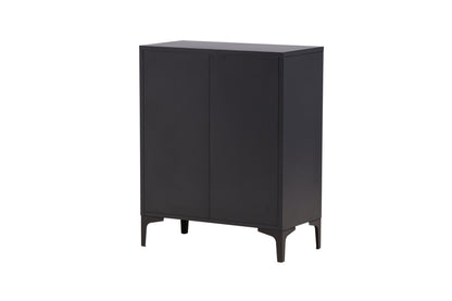 Piring byrå, svart 98x78x40