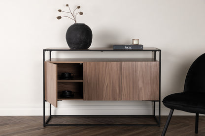 Kingsport skåp, valnöt 120x80x45