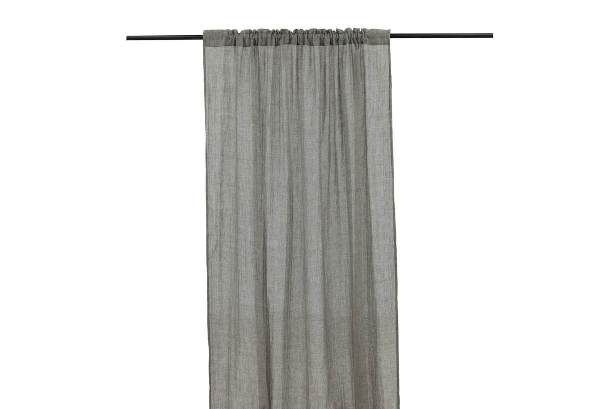 Elena gardiner 135x290, mörkgrå