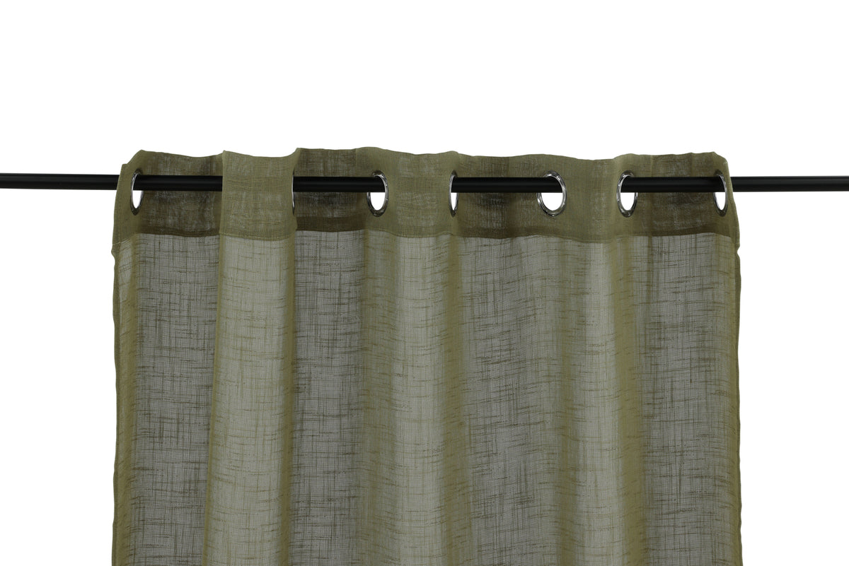 Kaya gardiner 140x290, mossgrön