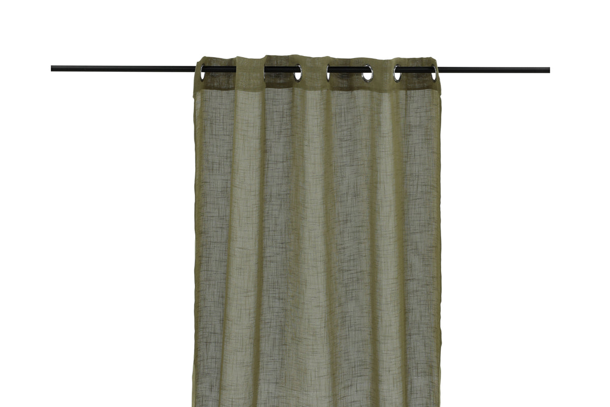 Kaya gardiner 140x290, mossgrön