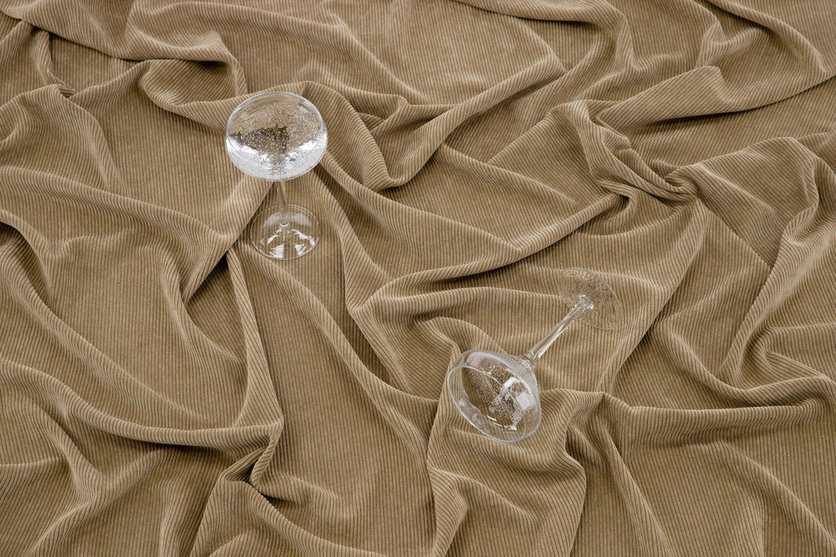 Elma gardiner 140x240, sand (manchesterkänsla)