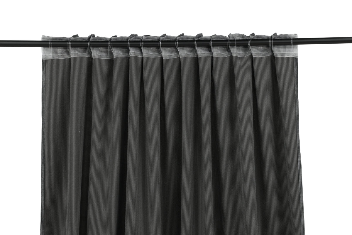 Elma gardiner 140x240, mörkgrå (manchesterkänsla)