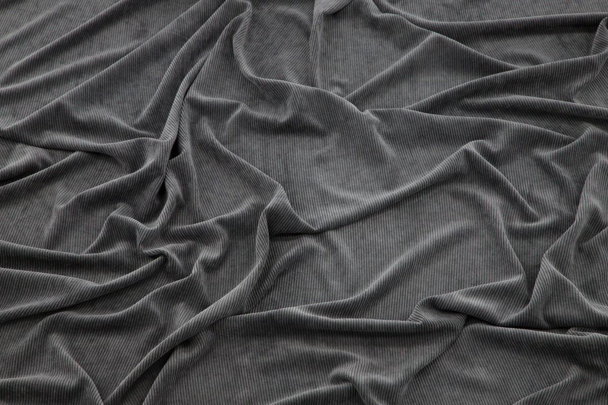 Elma gardiner 140x290, mörkgrå (manchesterkänsla)