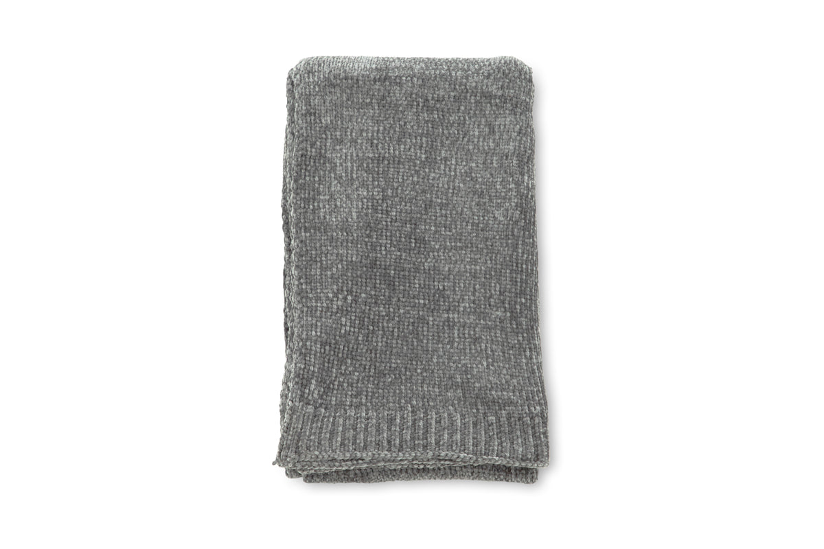 Ally pläd 170 x 130 cm, mörkgrå
