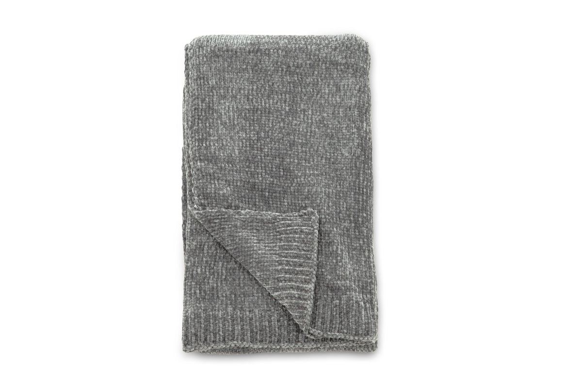 Ally pläd 170 x 130 cm, mörkgrå