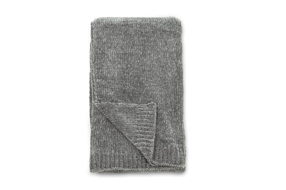 Ally pläd 170 x 130 cm, mörkgrå