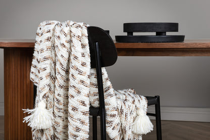 Unny pläd 170 x 130 cm, brun