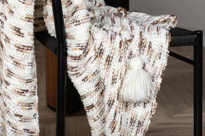 Unny pläd 170 x 130 cm, brun