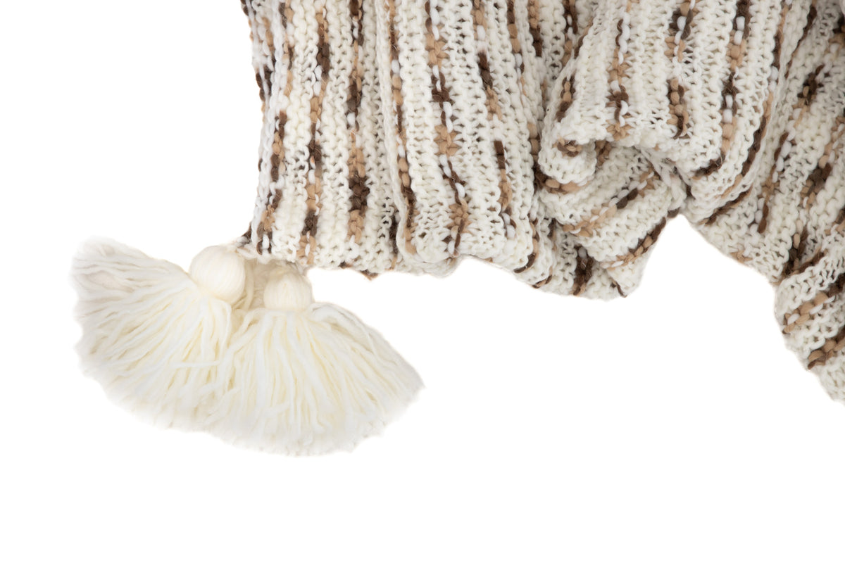 Unny pläd 170 x 130 cm, brun