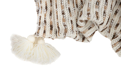 Unny pläd 170 x 130 cm, brun