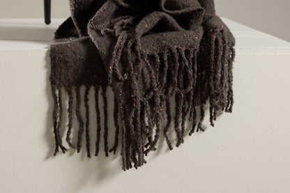 Tilly pläd 170 x 130 cm, mörkgrå