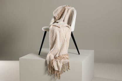 Toby pläd 170 x 130 cm, beige