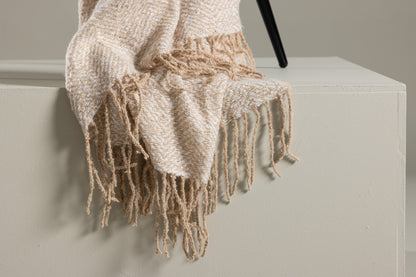 Toby pläd 170 x 130 cm, beige