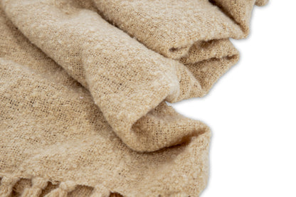 Stanly pläd 170 x 130 cm, sand