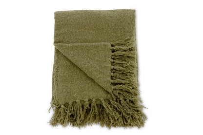 Stanly pläd 170 x 130 cm, mossgrön