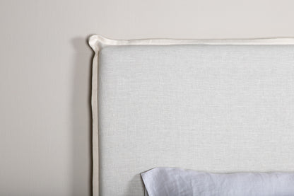 Signe sänggavelöverdrag i linne 180 x 140, off-white