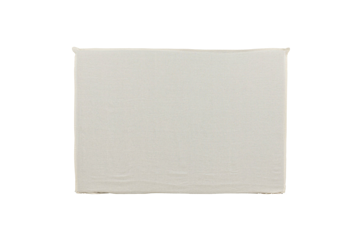 Signe sänggavelöverdrag i linne 180 x 140, off-white