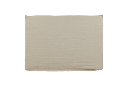 Signe sänggavelöverdrag i linne 180 x 140 cm, beige