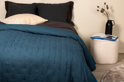 Sally quiltat överkast 260 x 260 cm, aqua