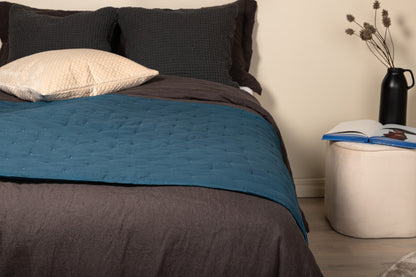 Sally quiltat överkast 80 x 260 cm, aqua