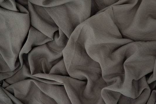 Milo överkast i linne 260 x 260 cm, ljusgrå