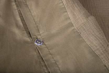 Mila brunt påslakanset till dubbelsäng