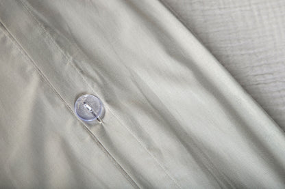 Mila ljusgrått påslakanset till dubbelsäng