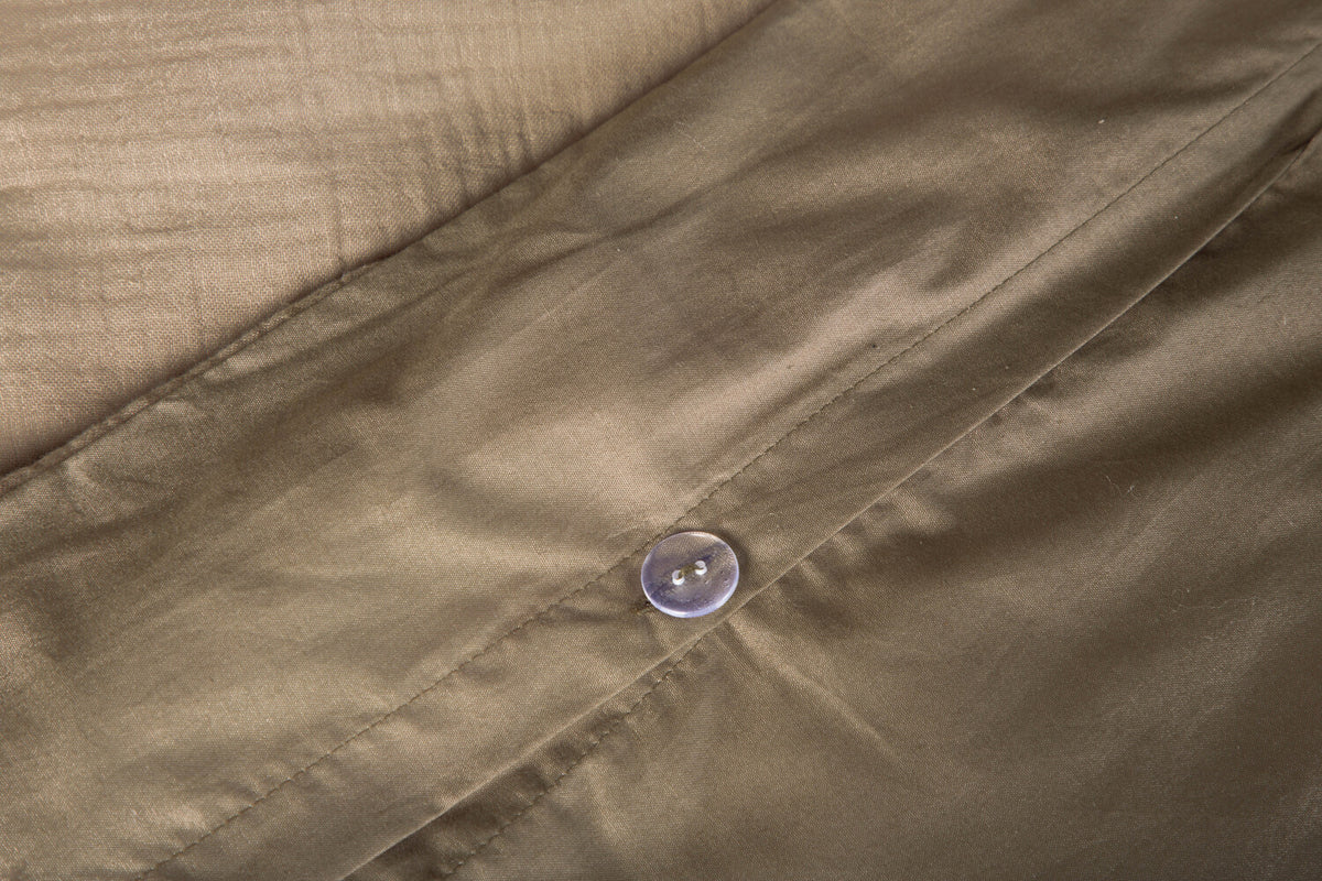 Mila brunt påslakanset till enkelsäng