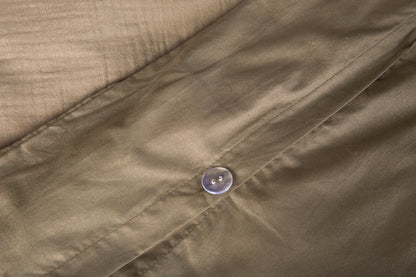 Mila brunt påslakanset till enkelsäng