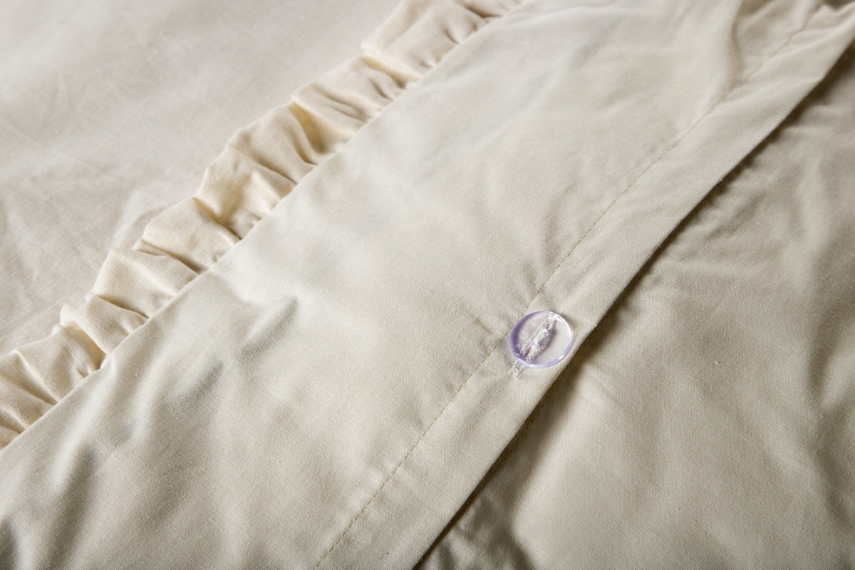 Lias påslakanset i bomull 200 x 150 cm, beige