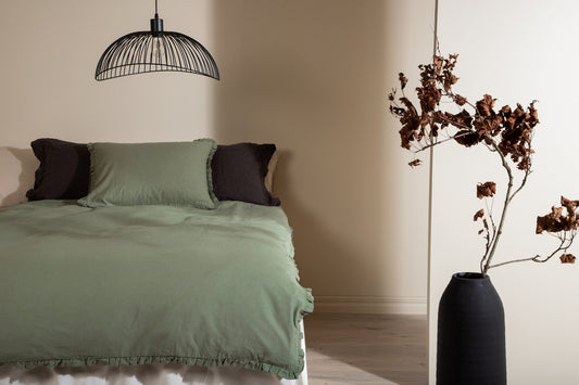 Lias påslakanset i bomull 200 x 150, grönt