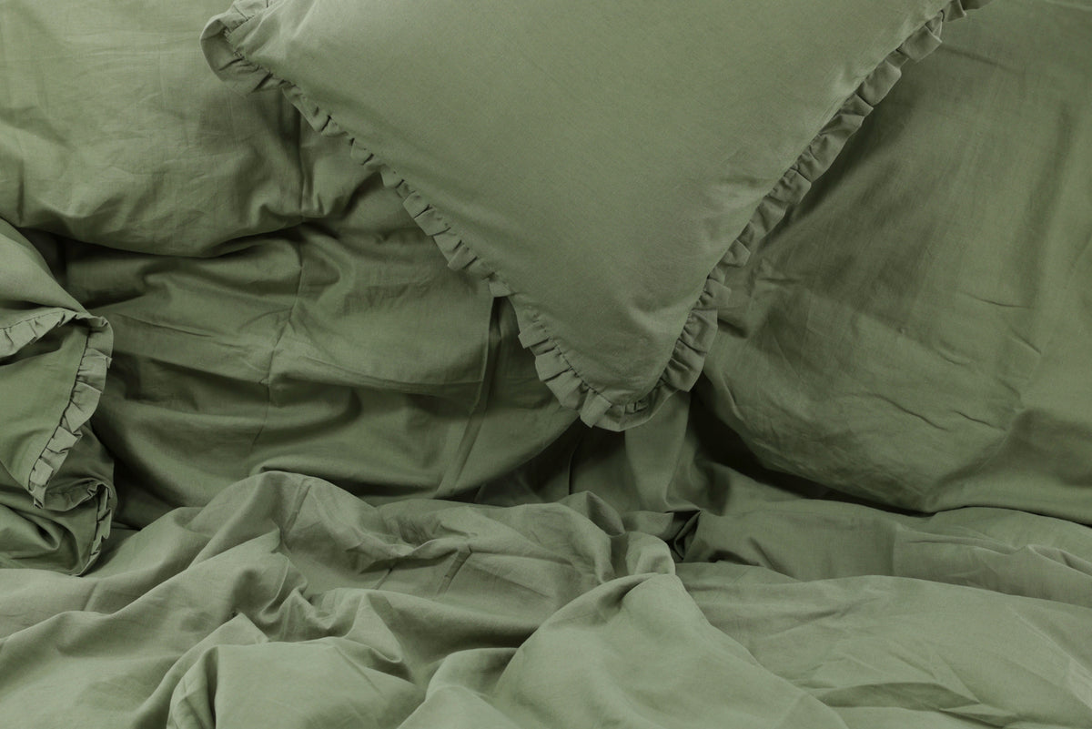 Lias påslakanset i bomull 200 x 150, grönt