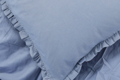 Lias påslakanset i bomull 200 x 150 cm, blå