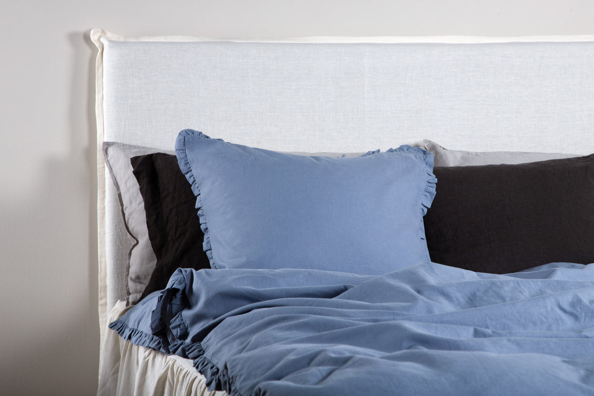 Lias påslakanset i bomull 200 x 150 cm, blå