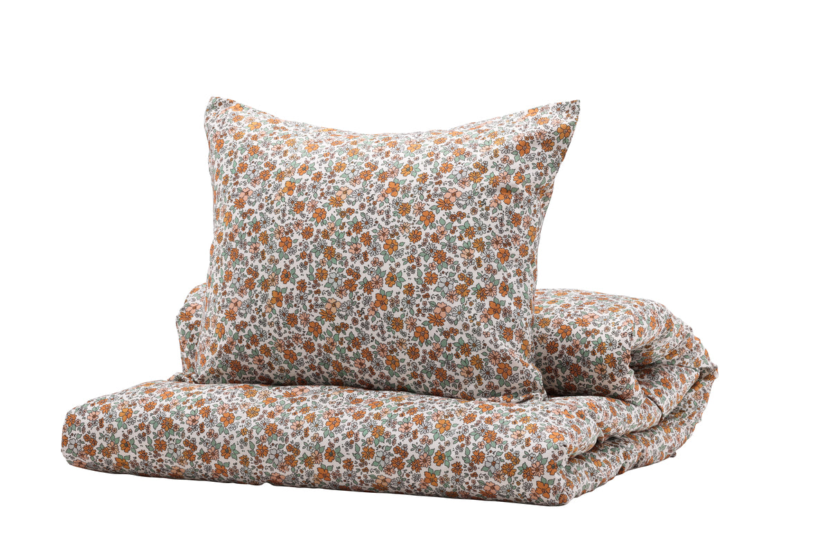 Vicky blommigt påslakanset till enkelsäng