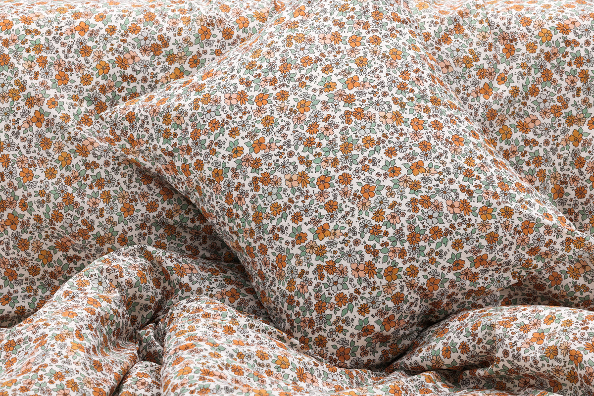 Vicky blommigt påslakanset till enkelsäng