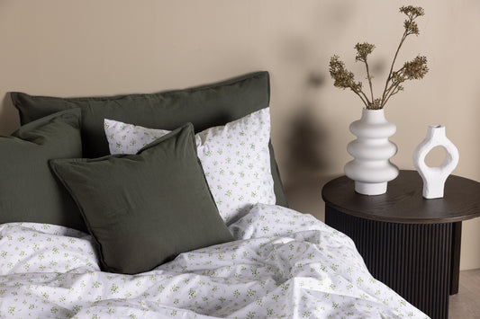 Eva småblommigt påslakanset till enkelsäng