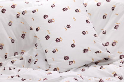 Oline småblommigt påslakanset till enkelsäng