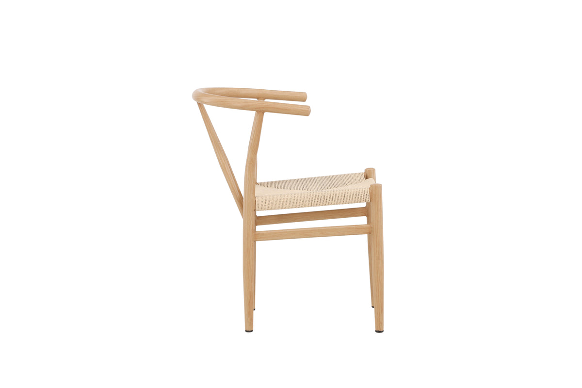 Alfons matstol, beige