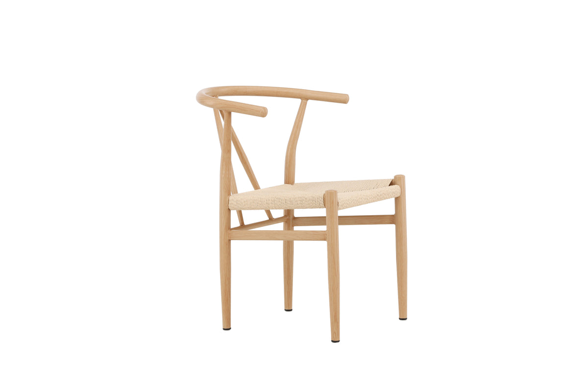 Alfons matstol, beige