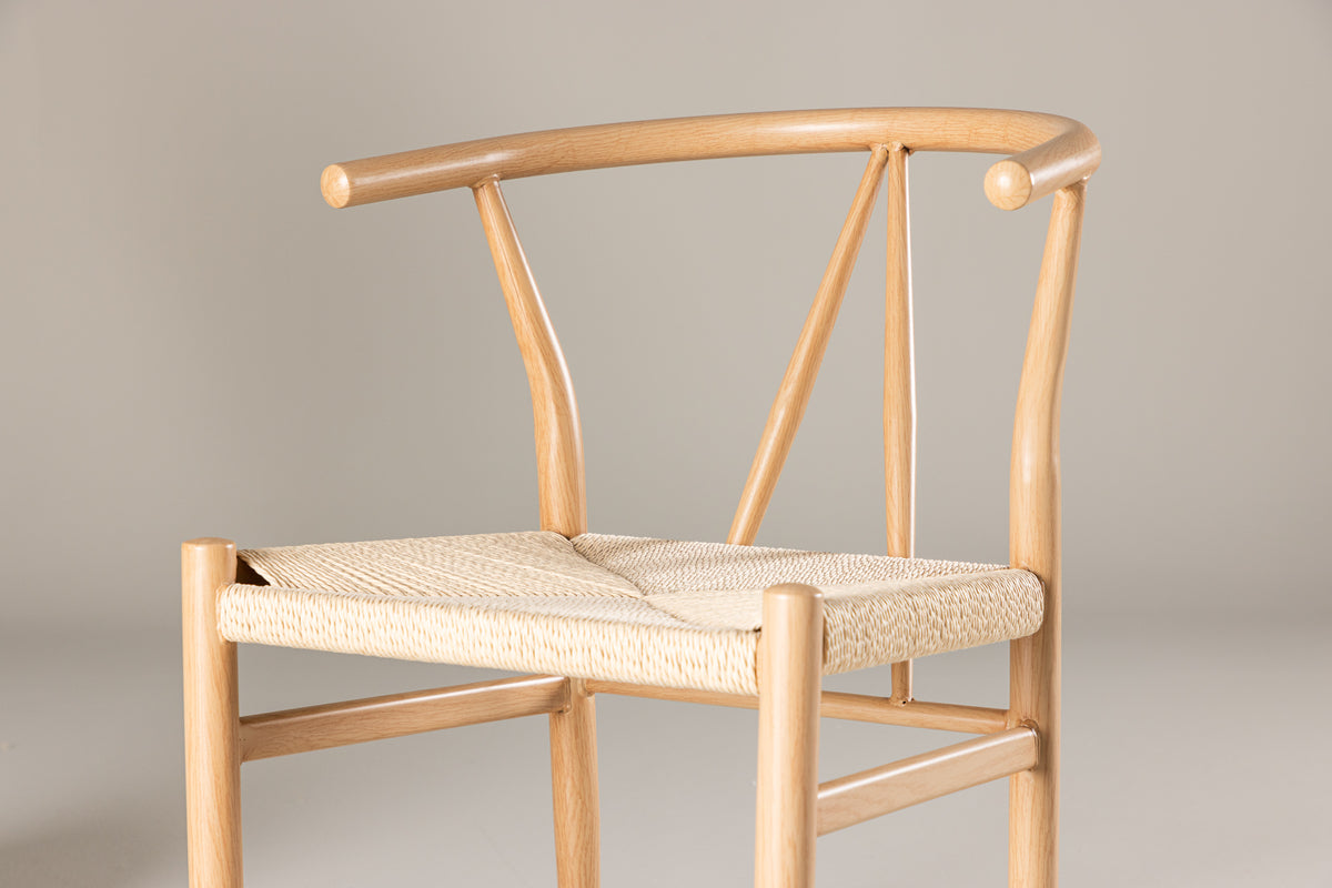 Alfons matstol, beige