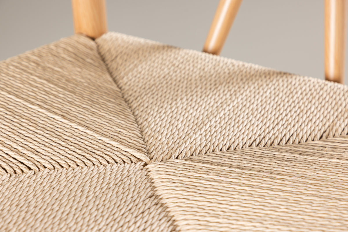 Alfons matstol, beige